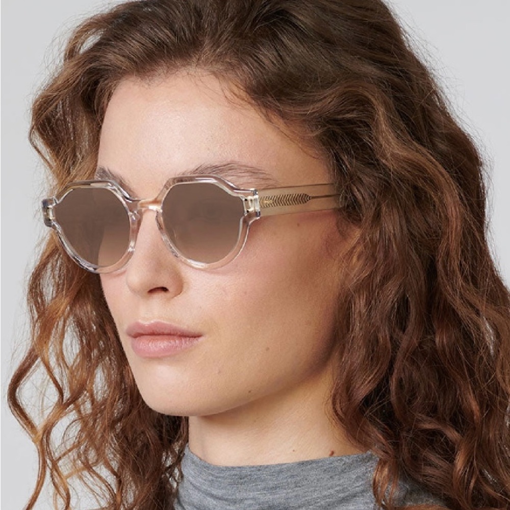 KREWE Clear Frame Sunglasses